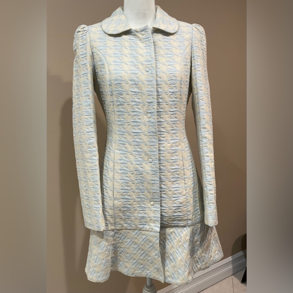 🍏Women’s Fitted 50th Style Trench Coat, Made in Italy, Size 6 US/42EU
